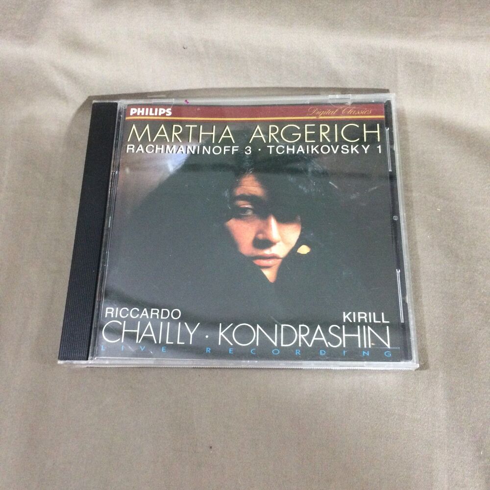 Martha Argerich Rachmaninoff 3 Tchaikovsky 1 Philips Classics 1995 CD
